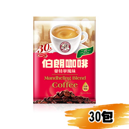 (網路限定販售)金車伯朗曼特寧無糖二合一咖啡15g/30包