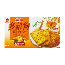 義美-芝麻燕麥蘇打餅乾135g