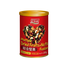 (網路限定販售) 紅布朗 綜合堅果200g(紅罐)
