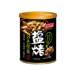 (網路限定販售) 紅布朗 鹽烤3色堅果 170g