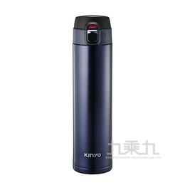 Kinyo304不鏽鋼大容量保溫杯-藍 520ml