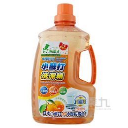 (網路限定販售)小綠人小蘇打洗潔精2800ml柑橘