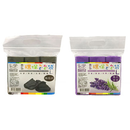 (網路限定販售)家樂香氛環保垃圾袋500g*3入(L)碳.薰衣草(香氛隨機出貨，不挑款)