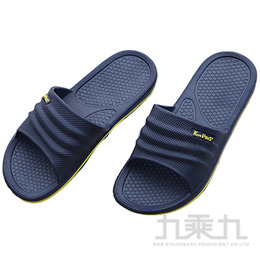 樂活休閒中性拖鞋-深藍40/41 71016