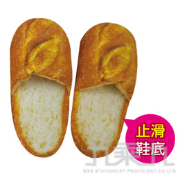 KCO 拐杖麵包造型室內拖鞋