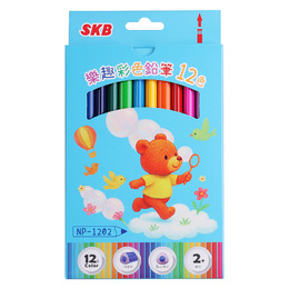 SKB 樂趣大三角12色彩色鉛筆 NP-1202