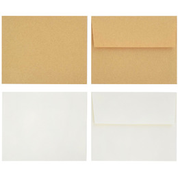 原色歐式小卡信封