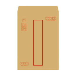  (網路限定販售)  A4牛皮紅框中式信封 N16A4
