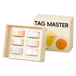 D11系列標籤貼-收納大師(6卷裝)，每捲3米