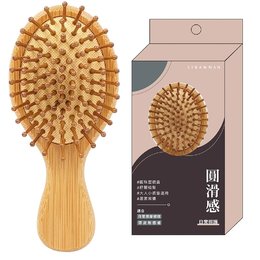 STRAWMAN竹針按摩梳-圓頭針