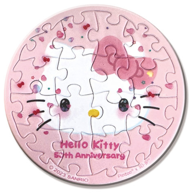 Hello Kitty(50周年)拼圖磁鐵16片