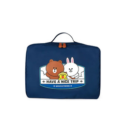 LINE FRIENDS漫步輕旅五合一旅行萬用包-藍色