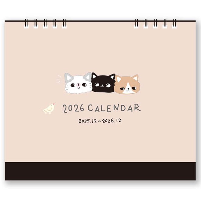 2026 O Cat貓咪桌曆