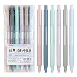 TEMPO 經典0.5 自動中性筆-六色組