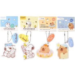 史努比/卡皮胖拉 造型鏡面吊飾