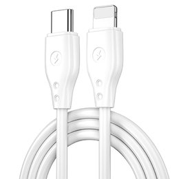 WIWU 先鋒系列 30W PD快充數據線LIGHTNING 1米-白