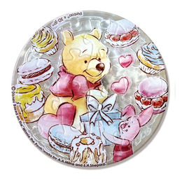 Winnie The Pooh小熊維尼(1)拼圖磁鐵16片-透明(圓)