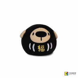 [貓貓蟲-咖波]達摩狗狗9cm不倒翁娃娃