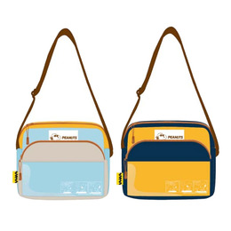 史努比雙色斜背包