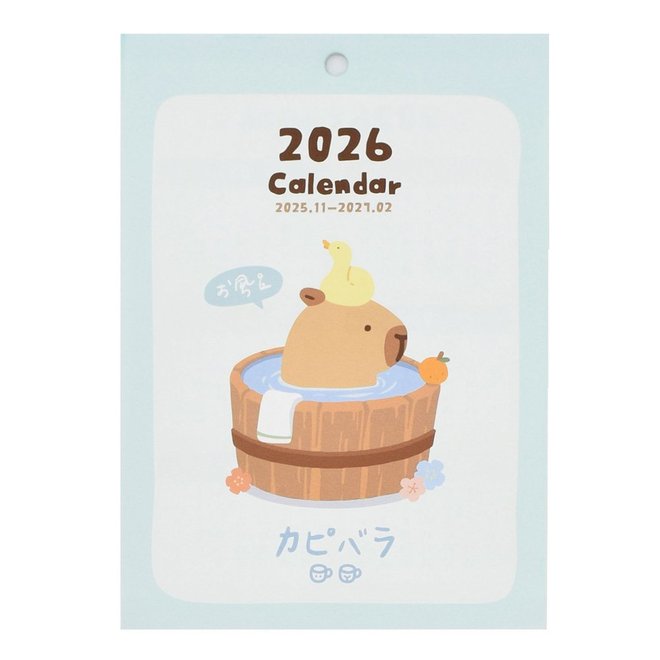 卡皮胖拉-2026掛曆 (小)
