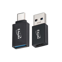 E-books XA27 Type-C USB 3.2雙向互轉轉接頭雙入組