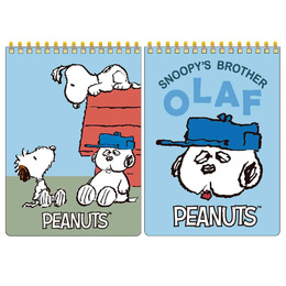SNOOPY(OLAF) 36K 線圈上翻筆記(款式隨機出貨)
