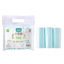 生活大師-百研/小蒼蘭新料垃圾袋(小3入/ 72張) C0875
