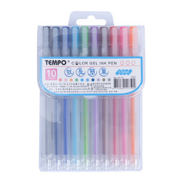 TEMPO 0.5中性筆10色入 GL101