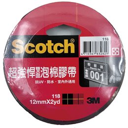 3M VHB超強悍雙面泡棉膠帶12mm