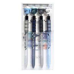 幽幽家族搖搖中性筆4入