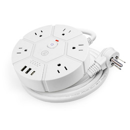 aibo PD快充20W 3孔1切5座 1.8米延長線