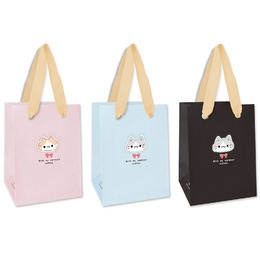 貓咪 寬底紙袋(小)