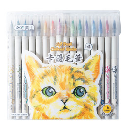 ACE卡漫毛筆套裝16色 CTA-110-16C