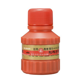吳竹紅硃砂液80cc-書畫專用(紅蓋)