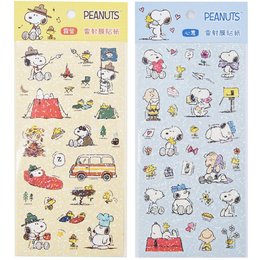 史努比雷射膜貼紙