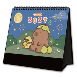 2027年 25K三角桌曆-卡皮敦敦