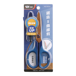 SDI AirCut輕量剪 鍍鈦S曲線剪