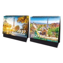 2027年 世界景三角桌曆A