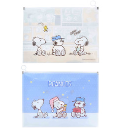 史努比A4雙層拉鍊袋