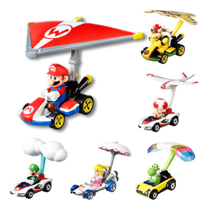 風火輪Mario Kart滑翔翼組合合金車系列 (多款隨機)