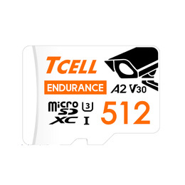 TCELL冠元microSDXC UHS-I(A2)U3 512GB監控專用記憶卡
