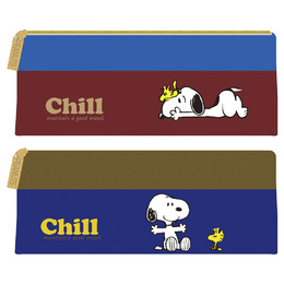 SNOOPY(好心情)雙層三角筆袋(款式隨機出貨)