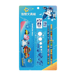 波力泡殼文具組(7)