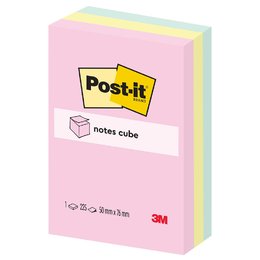 3M可再貼彩磚便條紙 656 PASTEL CUBE