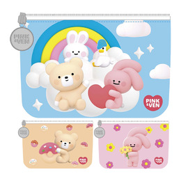 PINK&VEN 皮質造型零錢包 (款式隨機出貨)