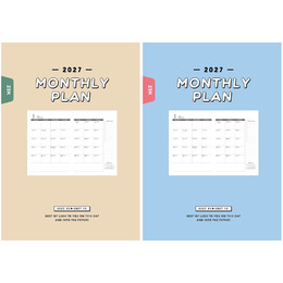 2027 25KLifeLog年度月計畫手冊