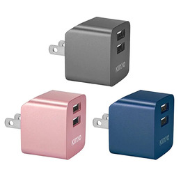 KINYO 雙USB充電器(5V2.4A)CUH-223