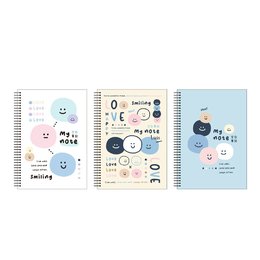 25K活頁PP空白筆記-微笑生活