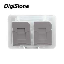 DigiStone 多功能記憶卡收納盒(8入) 炫彩灰