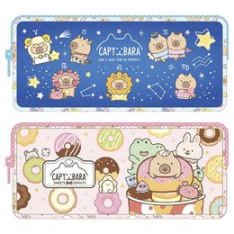 水豚 雙拉筆袋A